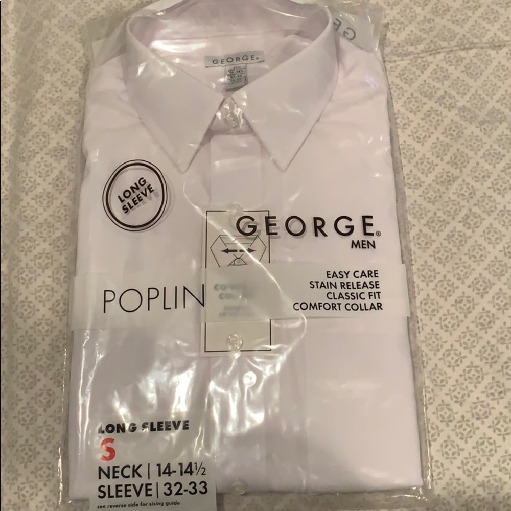 Brand new white bottom down shirt